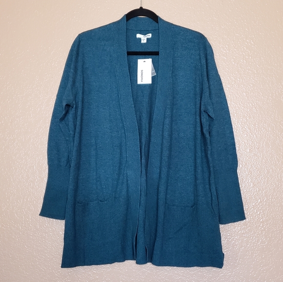 New Sonoma Goods For Life Teal Cardigan XL